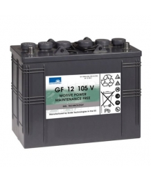 Lead Gel 12V 105Ah (343 x 172 x 283) Semi-Traction Exide battery