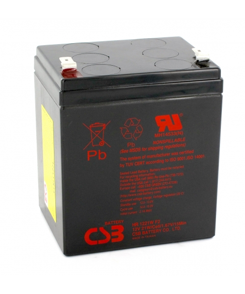 Batterie Plomb 12V (90x70x105) Csb (HR1221W)
