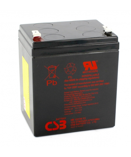 Batterie Plomb 12V 5Ah (90x70x106) Yuasa (NPH5-12) - Vlad