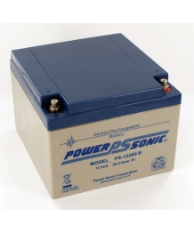 Batterie Plomb 12V 26Ah (166.5x176x126) Power Sonic ( VO) (PS12260) (PS12260V0)
