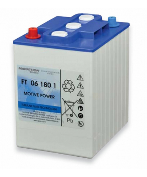 Batterie Plomb 6V 180Ah Exide (244X190X275) (FT06-180/1) 