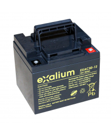 Batterie Plomb 12V 50Ah EXALIUM (198X166X171) (EXAC50-12)