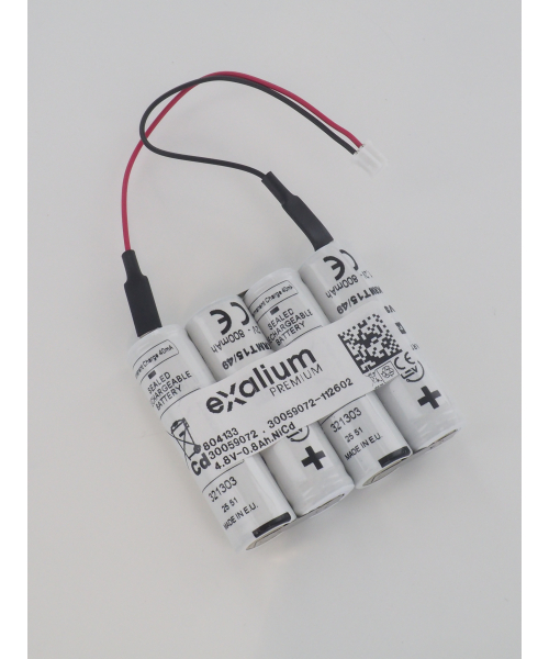 4.8V 800mAh AA BAES URA 4VST Saft battery