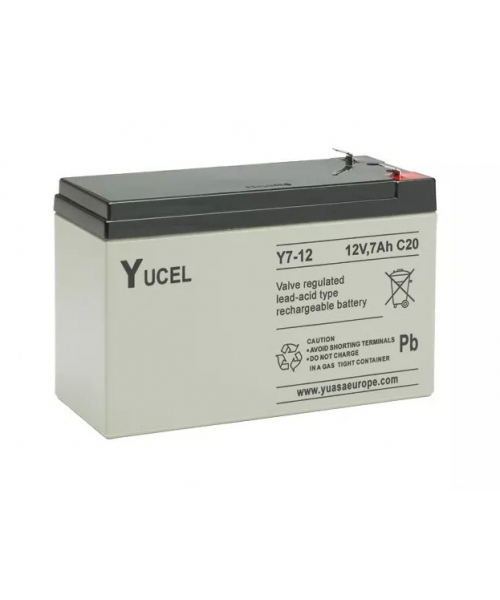 Batterie Plomb 12V 7Ah Yuasa (151X65X98) (Y712) 