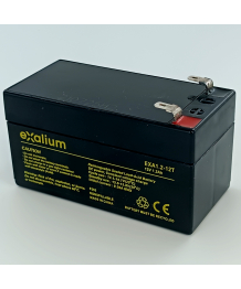 Batería Plomo 12V 1.2Ah EXALIUM (97X48X56) (EXA1.2-12T) 