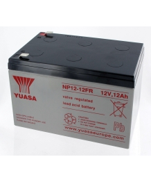 Batterie Plomb 12V 12Ah (151x98x97.5) FR Yuasa (NP12-12FR)