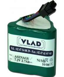 Battery 7,2V 2,7Ah for syringe pump Asena Gs-Gh ALARIS (IVAC)