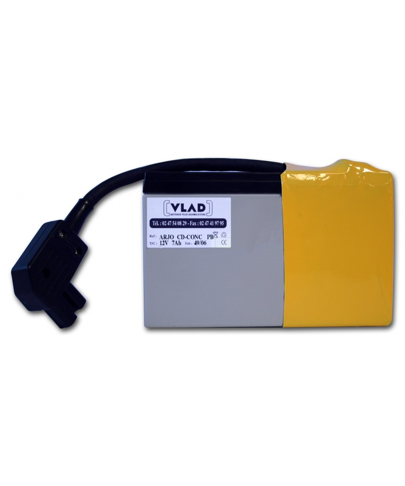 Battery 12V 7Ah for shower trolley Concerto Arjo Vlad