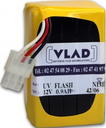 Batterie 12V 900mAh pour UV Flash Compact COLIN MEDICAL