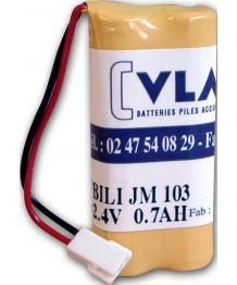 Batteria 2,4V 700mAh per bilirubinometro JM103 MINOLTA VICKERS