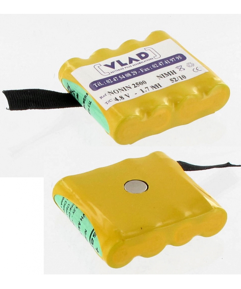 Battery 4,8V 1,5Ah for pulse oximeter Palmsat NONIN MEDICAL Vlad
