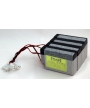 Batterie 4x 12V 0,8Ah pour respirateur T-Bird AVS2 (kit interne) SEBAC / BIRD (KIT10601)