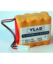 Batterie 9,6V 700mAh pour pèse bébé 747 SECA