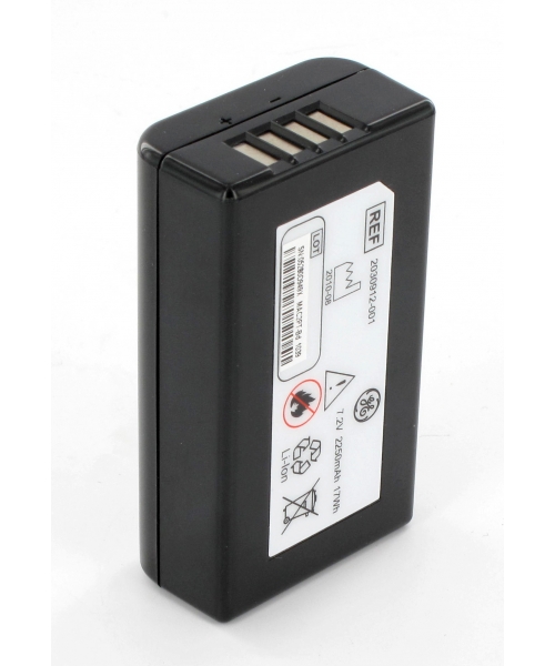 Batterie 7.2V 2.25Ah pour Mac400 GE Healthcare (2047357-001) (20111133-001) (20111132 (2111132-001)