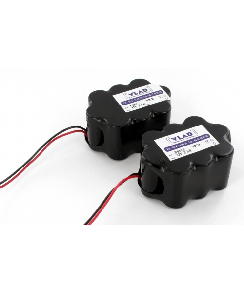 Batterie 2x 12V 1,9Ah pour défibrillateur Defi2 SIMONSON-WEEL