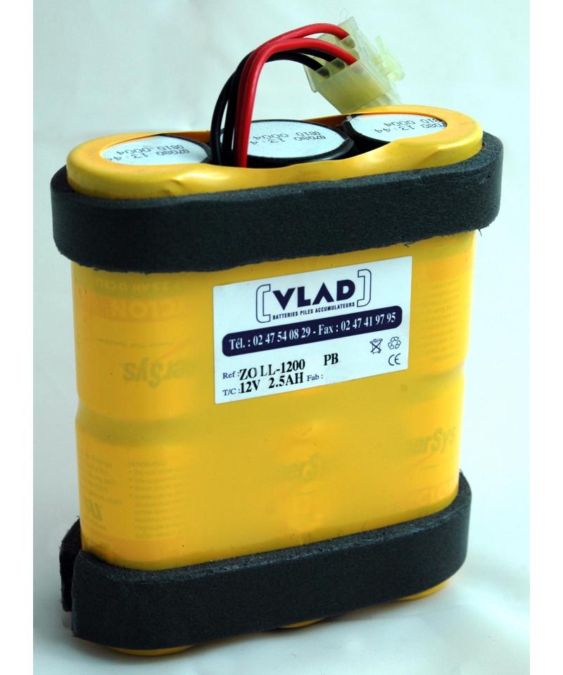 Battery 12V 2,5Ah for defibrillator 1200 ZOLL Vlad