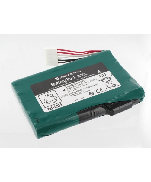 Batterie 12V 3.6Ah pour ECG 1500 - 1550 NIHON KOHDEN (X073)