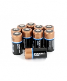 Kit of 10 CR123 DURACELL for AED+ ZOLL
