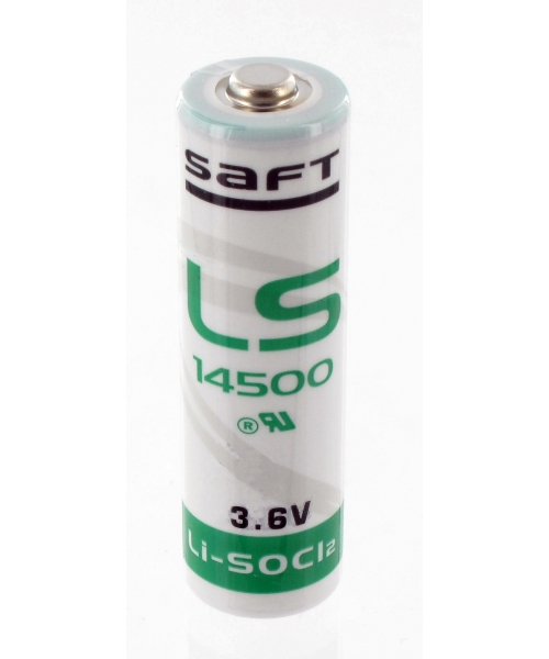 SAFT Lithium Batterie AA LS14500CNA Axial-Drahtausgänge 3,6V 2,6Ah D/C 11.2020 