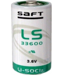 Litio 3, 6V D LS33600 Saft batería de 17Ah