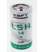 Pile lithium 3,6V 5,8Ah C Saft (LSH14)