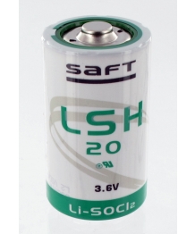 Pile lithium 3,6V 13Ah D Saft (LSH20)