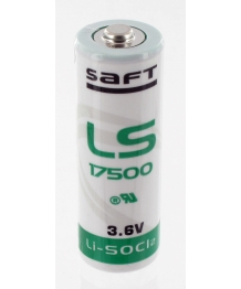 Batería de litio 3, 6V 3, 6Ah A LS17500 Saft