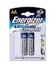 Blister de 2 Piles lithium 1,5V AA Ultimate Energizer (L91) (ENE262636)