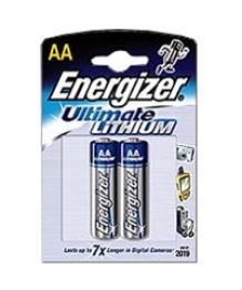 Pack de 2 pilas 1, 5V AA Energizer Ultimate litio