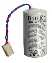 Pile lithium 3.6V 5Ah Daitem (BATLI01)