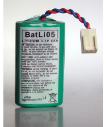 Battery lithium 3.6V 4Ah Daitem