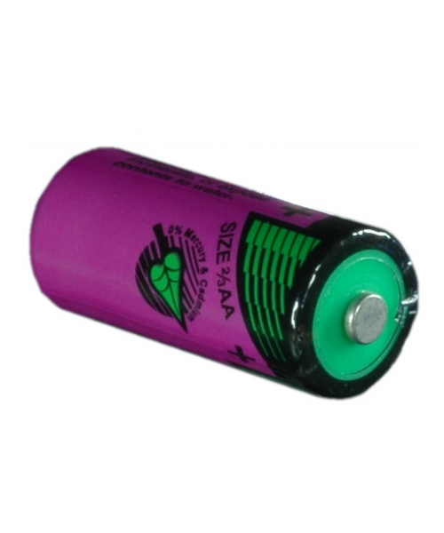 3.6V lithium battery 1, 5Ah 2/3 AA Tadiran