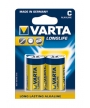 Blister 2 batteries alkaline 1, 5V LR14 Longlife Varta