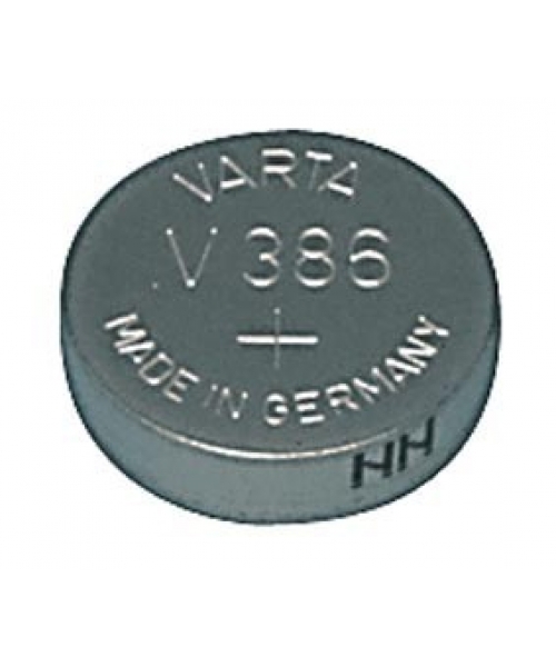 1, 55V SR43 High Drain Varta silver coin