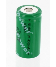 Accu NiMh 1.2V 4.5Ah format C Yuasa (1CM4-5)