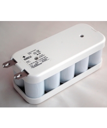 Batterie 12V 5.5Ah NiCd 10 VRE DL 5500 Flasque 804607