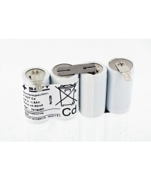 Batterie Ni-Cd 4.8V 1.6Ah 4VNT Cs1600 -CC-Clip 4.8 Saft (781548)