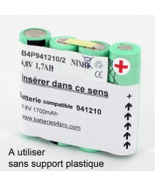BATTERIE COMPATIBLE 4.8V 1.7AH 941210 (COMPEX)