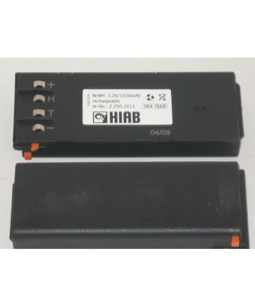 (Rec) Battery HIAB H984 7669 7.2V NIMH