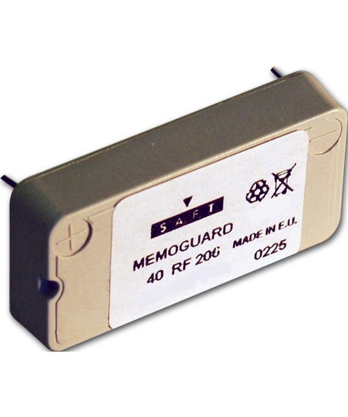 Batterie Ni-Mh 2,4V 80mAh Mémoguard Saft (802494)