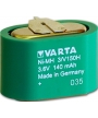 Batería Ni-Mh 3.6V 150mAh 3 Picots Varta microbattery