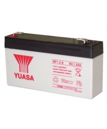 Batteria Piombo 6V 1.2Ah Yuasa (97X25X55) F1 (NP1.2-6) 