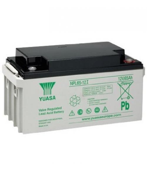 Batterie Plomb 12V 65Ah (350x166x174) Yuasa (NPL65-12I)