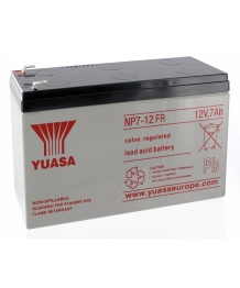 Batterie Plomb 12V 7Ah (151x65x97.5) FR Yuasa (NP7-12FR)
