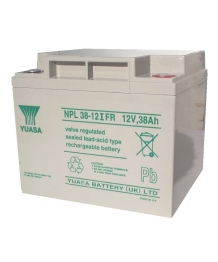 Batterie Plomb 12V 38Ah (197x165x170) FR Yuasa (NPL38-12IFR)