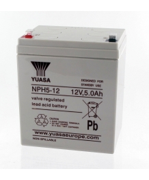 Batterie Plomb 12V 5Ah (90x70x106) Yuasa (NPH5-12)
