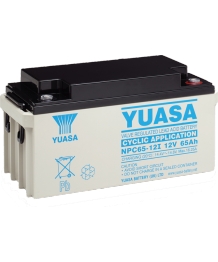 Lead 12V 65Ah (350 x 166 x 174) cyclical Yuasa battery