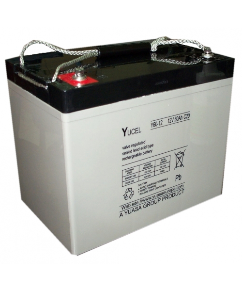 Batterie Plomb 12V 60Ah(260x168x216) Yuasa (Y60-12)