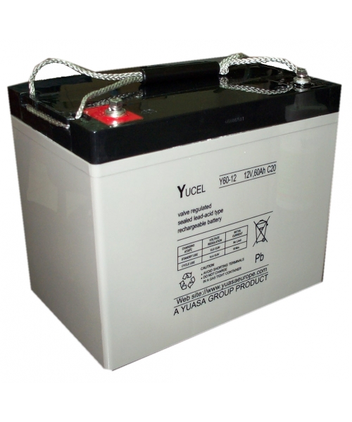 Batterie Plomb 12V 60Ah(260x168x216) Yuasa (Y60-12) - Vlad