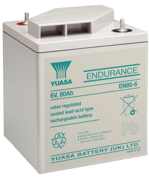 Batterie Plomb 6V 80Ah (200x208x238) Yuasa (EN80-6)